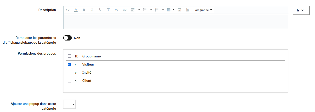Description multilingue
